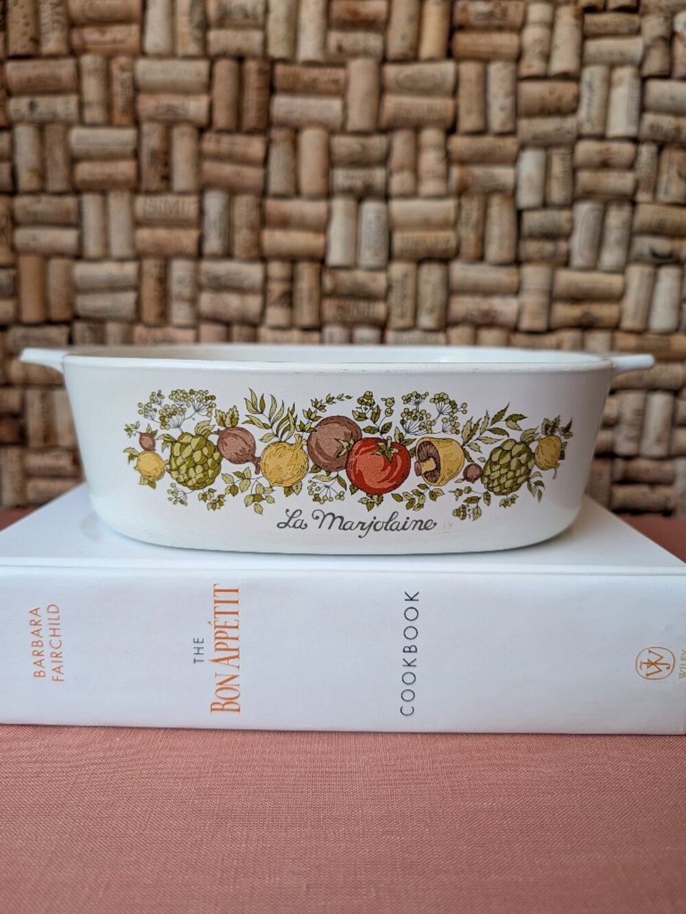 CorningWare Spice of Life A-2-B "La Marjolaine" 2 Quart Baking Dish No Lid